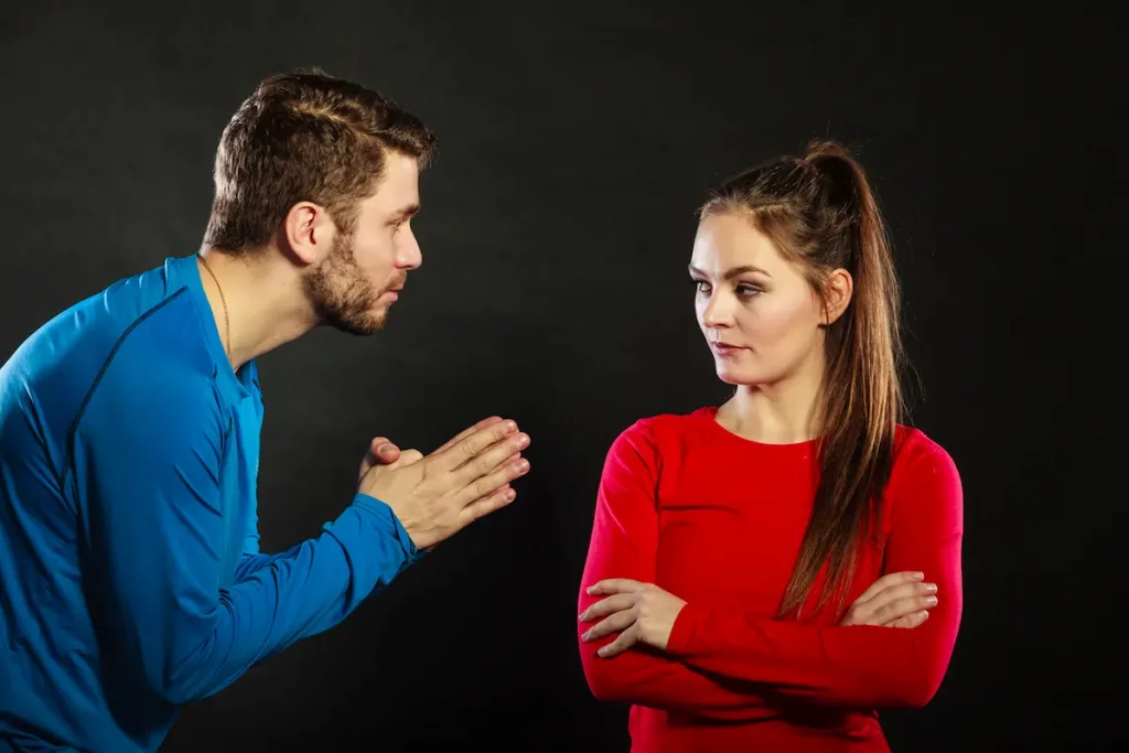 Husband begging wife to let her breastfeed him