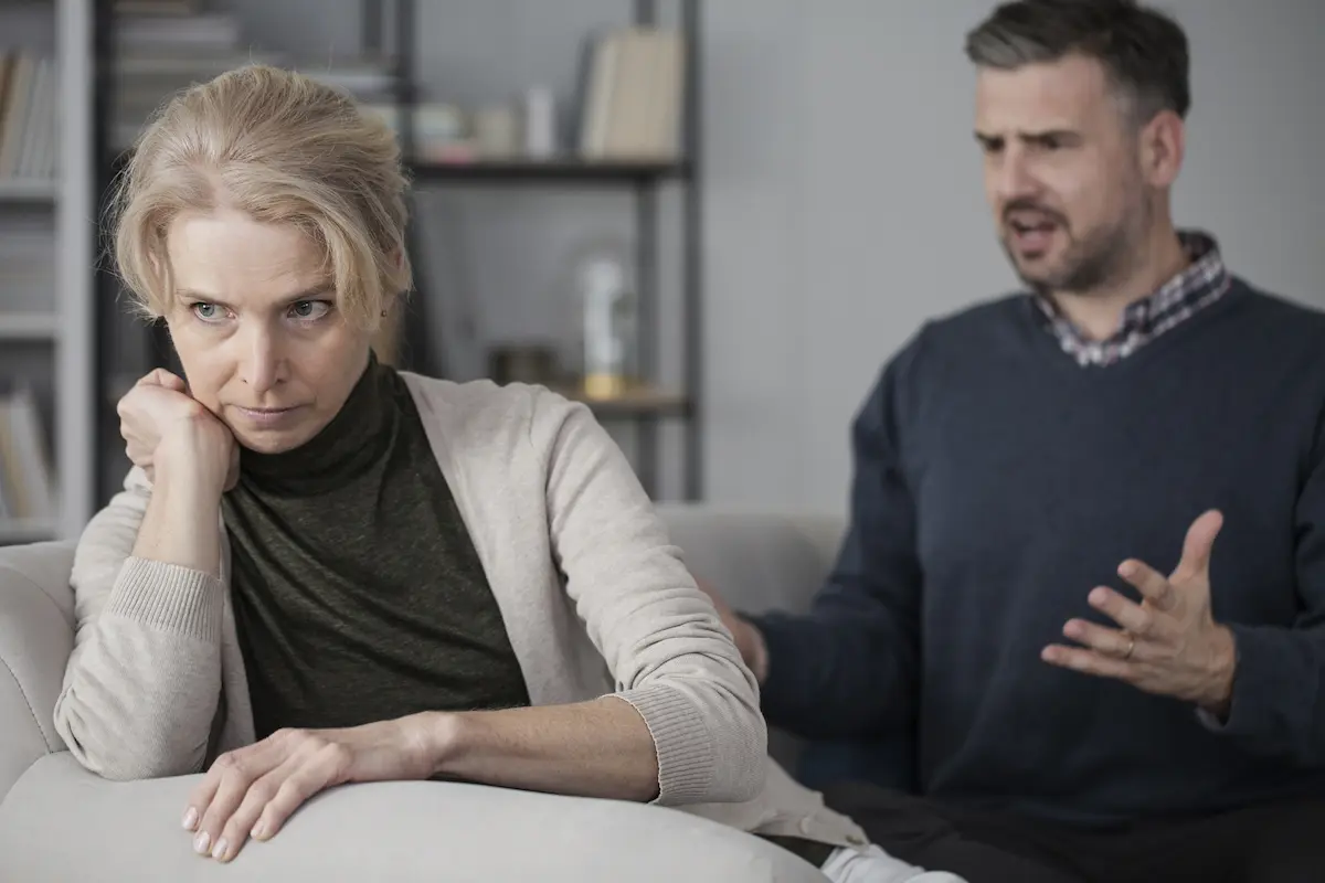 wife refusing to speak to husband during divorce