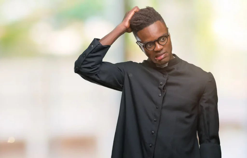 Man wondering if he should wear engagement ring