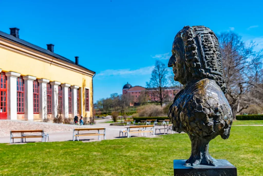 Statue of Carl Linnaeus Father Of Taxonomy